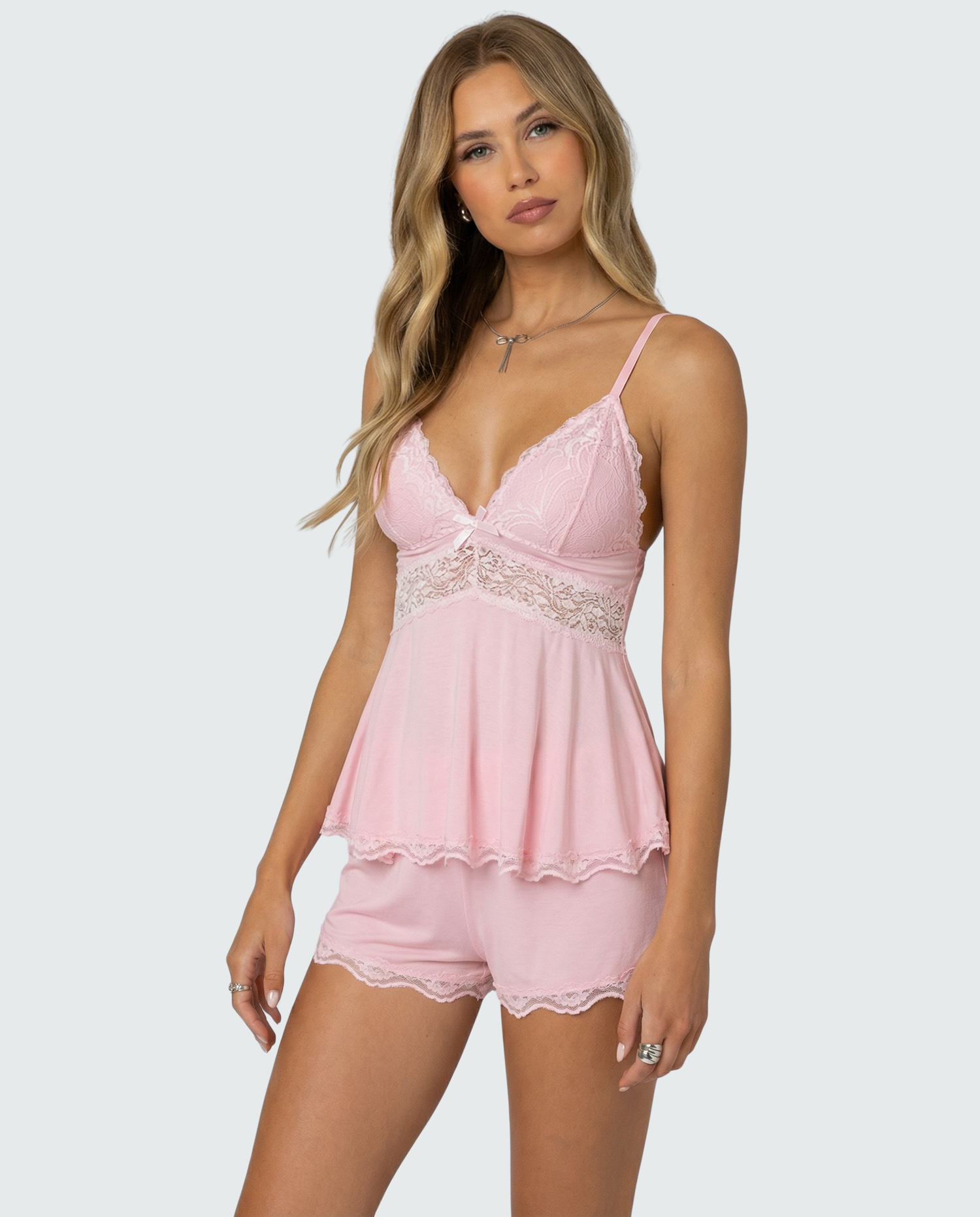 Velouré Lace Lounge Set